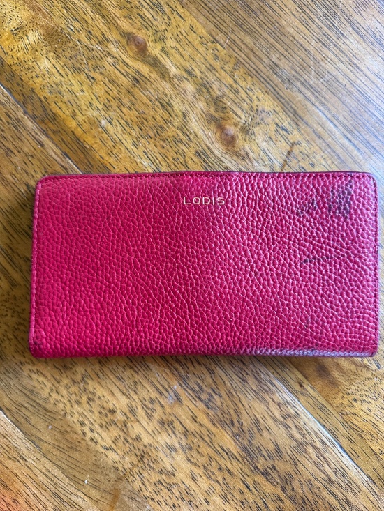 Lodis Handbags - Lodis Snap Wallet Red